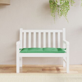 Tuinbankkussen 100x50x7 cm oxford stof groen 3