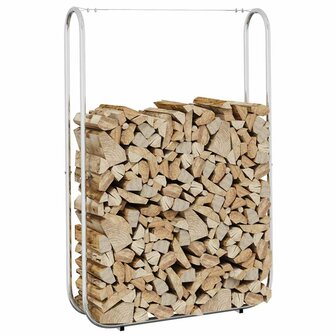 Haardhoutrek 100x25x150 cm gegalvaniseerd staal 1