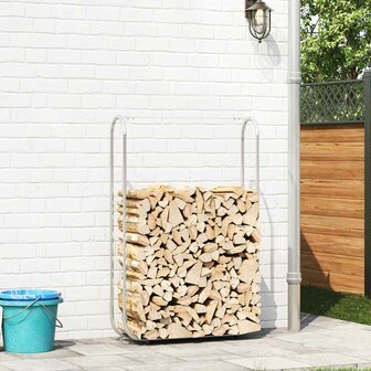 Haardhoutrek 100x25x150 cm gegalvaniseerd staal 3