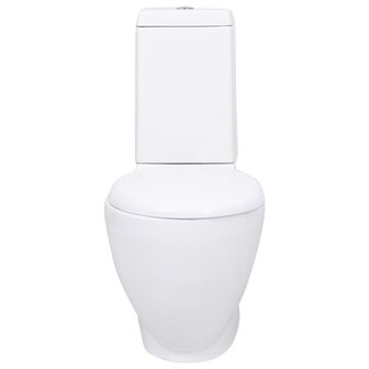 Toilet rond afvoer onder keramiek wit 2