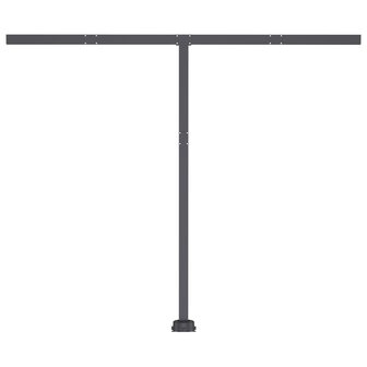 Luifel automatisch met LED en windsensor 350x250 cm geel en wit 7