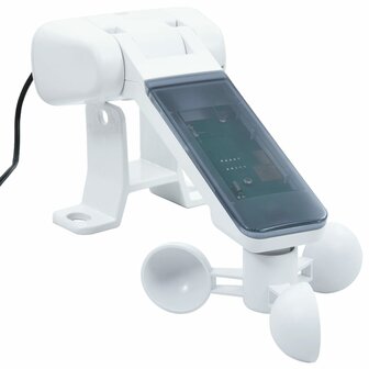 Luifel automatisch met LED en windsensor 350x250 cm geel en wit 9