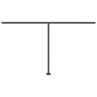 Luifel automatisch met LED en windsensor 400x300 cm antraciet 8