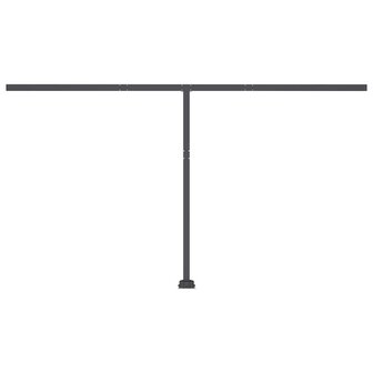 Luifel automatisch met LED en windsensor 450x300 cm antraciet 7