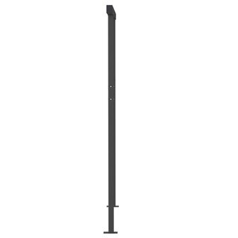 Luifel automatisch met LED en windsensor 3,5x2,5 m blauw en wit 9
