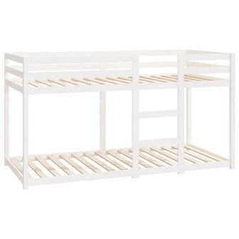 Stapelbed massief grenenhout wit 90x200 cm 3