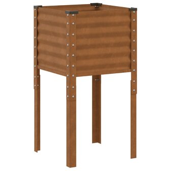 Plantenbak 45x45x88 cm weervast staal 2