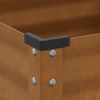 Plantenbak 45x45x88 cm weervast staal 9