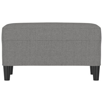 Bankje 70x35x41 cm stof donkergrijs 3