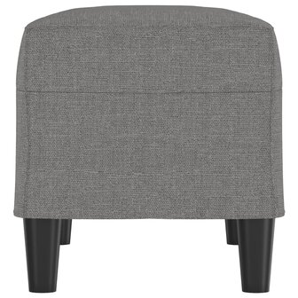 Bankje 70x35x41 cm stof donkergrijs 4