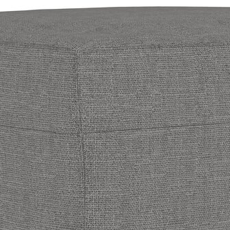 Bankje 70x35x41 cm stof donkergrijs 5