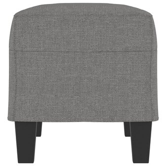 Bankje 70x35x41 cm stof donkergrijs 4