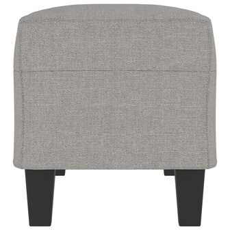 Bankje 100x35x41 cm stof lichtgrijs 4