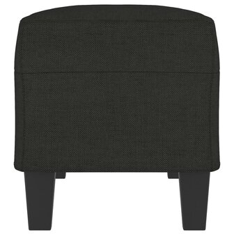 Bankje 100x35x41 cm stof zwart 4