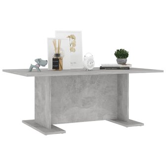 Salontafel 103,5x60x40 cm bewerkt hout betongrijs 3