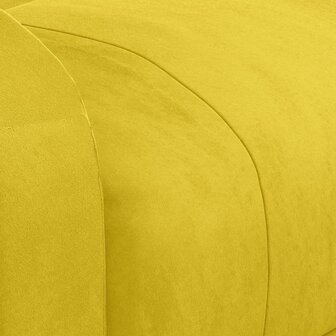 Massagestoel elektrisch fluweel geel 9