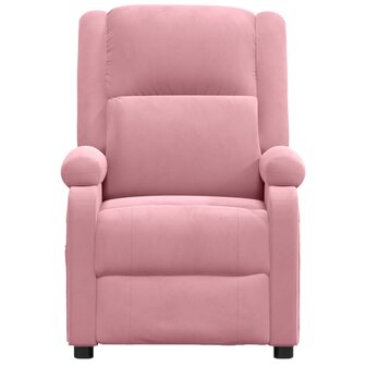 Massagestoel fluweel roze 3
