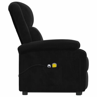 Sta-op-massagestoel fluweel zwart 5