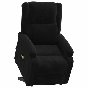 Sta-op-massagestoel fluweel zwart 9