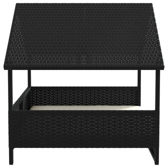 Hondenhok met kussen poly rattan 5