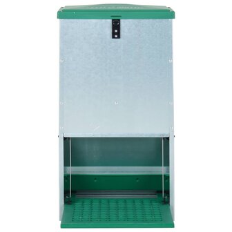 Pluimveevoerbak automatisch met pedaal 20 kg 3