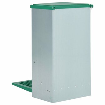 Pluimveevoerbak automatisch met pedaal 20 kg 5