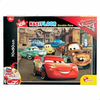 Kinderpuzzel Cars Dubbelzijdig 108 Onderdelen 70 x 1,5 x 50 cm (6 Stuks) 2