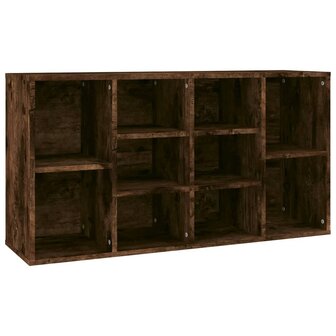 Schoenenbank 103x30x54,5 cm bewerkt hout gerookt eikenkleurig 2