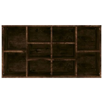 Schoenenbank 103x30x54,5 cm bewerkt hout gerookt eikenkleurig 5