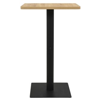 Bistrotafel 78,5x78,5x107 cm eikenkleurig 2