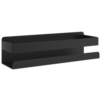 Doucherekje 23x6,5x6 cm geborsteld 304 roestvrij staal matzwart 2