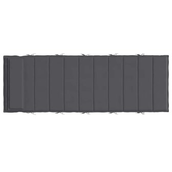 Ligbedkussen 180x60x4 cm oxford stof antracietkleurig 5