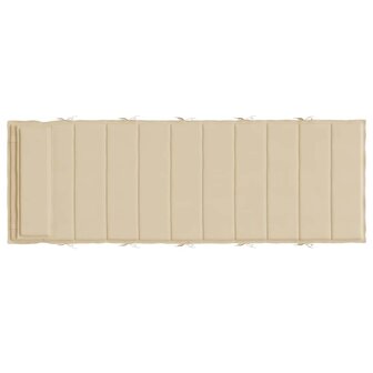 Ligbedkussen 180x60x4 cm oxford stof beige 5