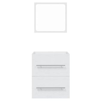 Badkamerkast met spiegel 41x38,5x48 cm wit  5
