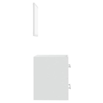 Badkamerkast met spiegel 41x38,5x48 cm wit  7
