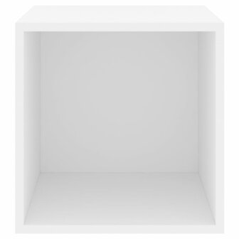 Wandkast 37x37x37 cm bewerkt hout wit 9