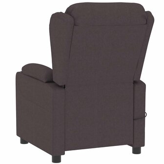 Massagestoel stof donkerbruin 5