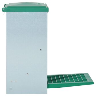 Pluimveevoerbak automatisch met pedaal 12 kg 4
