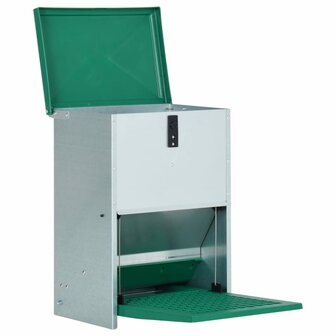Pluimveevoerbak automatisch met pedaal 12 kg 6