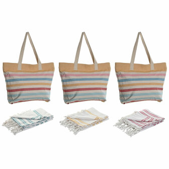 Dames handtas Home ESPRIT Multicolour 37 x 12 x 36 cm (3 Stuks) 1
