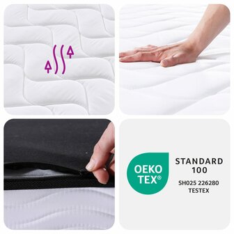 Binnenveringmatras middelhard 90x200 cm 6
