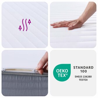 Schuimmatras middelzacht 90x190 cm Single Size 8