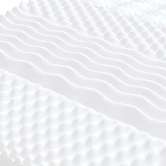 Schuimmatras 7 zones hardheid 20 ILD 200x220 cm wit 5