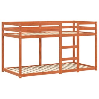 Stapelbed massief grenenhout wasbruin 90x190 cm 3
