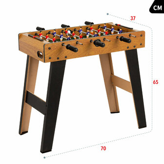 Tafelvoetbal Colorbaby 70 x 65 x 37 cm (2 Stuks) 5