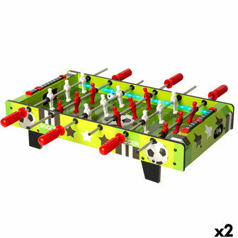 Tafelvoetbal Colorbaby 60 x 14 x 32 cm (2 Stuks) 1