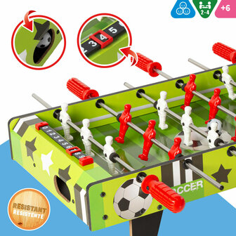 Tafelvoetbal Colorbaby 60 x 14 x 32 cm (2 Stuks) 3