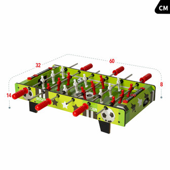 Tafelvoetbal Colorbaby 60 x 14 x 32 cm (2 Stuks) 5