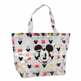 Dames handtas Mickey Mouse Clubhouse Beach Multicolour Transparant 54 x 35 x 17 cm 1