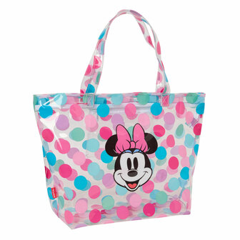 Dames handtas Minnie Mouse Beach Multicolour Transparant 54 x 35 x 17 cm 1